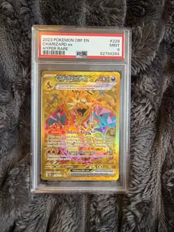 Pokemon TCG Charizard EX Obsidian Flames Card 228/197 PSA 9 - Image 1
