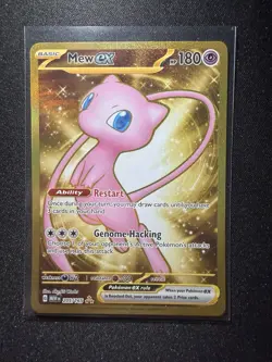 Pokemon TCG Mew EX Gold Card Scarlet & Violet 151 Mew 205/165 - Image 1