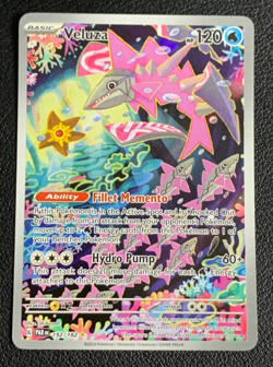 Veluza 192/182 Paradox Rift Illustration Rare Full Art Pokemon TCG Card NM - Image 1