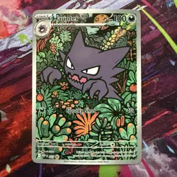 Haunter 027 Black Star Promo Pokemon Card Mega Gengar Battle Deck MINT - Image 1