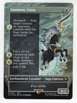 MTG Final Fantasy Commander Foil Rare #0195 Summon Ixion - Image 1