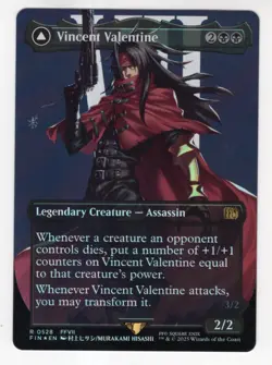 MTG Final Fantasy Surge Foil Rare #0528 Vincent Valentine - Image 1