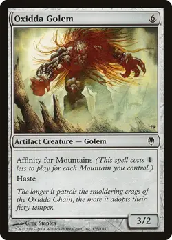 Oxidda Golem 2x FOIL DST MTG Darksteel Common MINT artifact - Image 1
