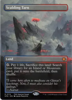Scalding Tarn (Borderless) M Special Guests 112 NM Normal MTG - Image 1