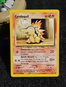 Pokemon Typhlosion 17/111 - Neo Genesis Unlimited Holofoil LP, Cyndaquil Quilava - Image 2