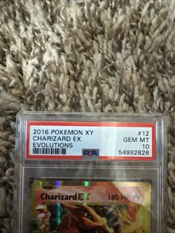 2016 POKEMON XY EVOLUTIONS #12 CHARIZARD EX PSA 10 GEM MINT - Image 3