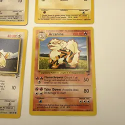 (Lot Of 4) Pokemon Arcanine 33/130 Pokemon Base Set 2 Dratini Voltorb Pidgey - Image 2