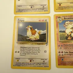 (Lot Of 4) Pokemon Arcanine 33/130 Pokemon Base Set 2 Dratini Voltorb Pidgey - Image 3