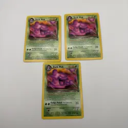 (Lot Of 3) 2000 Pokemon Team Rocket Dark Muk 1st Edition #41/82 Uncommon - Image 1