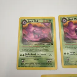 (Lot Of 3) 2000 Pokemon Team Rocket Dark Muk 1st Edition #41/82 Uncommon - Image 2