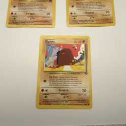 (Lot Of 3) Pokemon TCG - DIGLETT - 1ST EDITION - 52/82 - TEAM ROCKET (2000) WOTC - Image 4