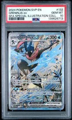 Greninja EX 132 SIR Promo Pokemon PSA 10 *713 - Image 1