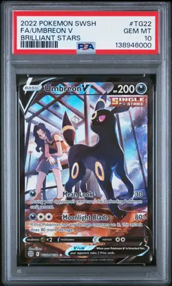 Umbreon V TG22 Brilliant Stars Pokemon PSA 10 *000 - Image 1