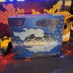 NEW Pokemon TCG: Stellar Crown Pokemon Center Exclusive Elite Trainer Box ETB - Image 1