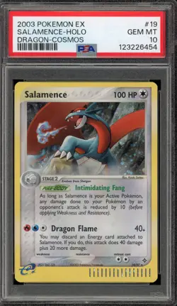 Pokemon Salamence EX Dragon Cosmos Holo Rare #19 PSA 10 Gem Mint - Image 1