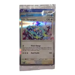 Pokemon Center Horizons Promo Stamped Quaxly #50 & Terapagos #161 - SEALED - Image 1