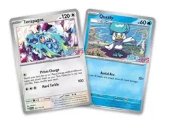 Pokemon Center Horizons Promo Stamped Quaxly #50 & Terapagos #161 - SEALED - Image 2