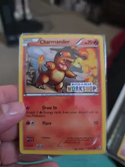 2013 POKEMON *Promo* BUILD-A-BEAR WORKSHOP CHARMANDER #17 *sealed - Image 1
