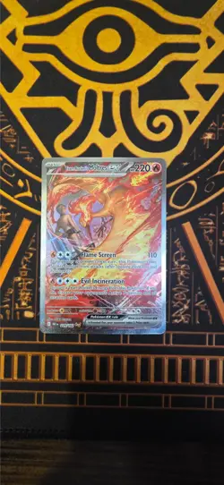 Pokemon TCG Team Rockets Moltres Ex Destined Rivals 229/182 - Image 2