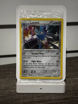 Lucario 63/124 Holo XY Pokemon TCG Sealed Promo w/ Bisharp 64/114 Zoroark 91/162 - Image 1