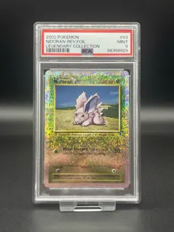 Nidoran 83/110 PSA 9 Legendary Collection Reverse Holo Pokemon Card - Image 1