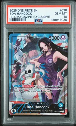 Boa Hancock 038 PSA Magazine Exclusive One Piece Promos One Piece PSA 10 *020 - Image 1