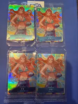 Nami P-112 P Sealed Mini-tin Pack Set of 4. vol.2 One Piece CCG ASIA Japanese - Image 1