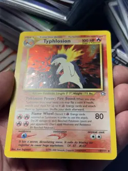 Typhlosion - 18/111 - Pokemon Neo Genesis Unlimited Holo Rare Card WOTC HP - Image 3