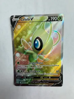 Pokemon TCG Celebi V Alternate Full Art Holo Card Chilling Reign 160/198 NM - Image 1