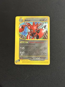 Pokemon Card Scizor H21/H32 Aquapolis Set Holo Rare Light Play - Image 1