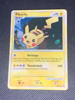 Pikachu HGSS03 SWIRL - HGSS Promo Pokemon Card - LP - Image 1