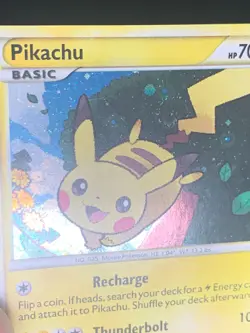 Pikachu HGSS03 SWIRL - HGSS Promo Pokemon Card - LP - Image 3
