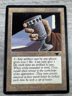 Urza's Chalice - MP #75 Antiquities Common Magic: The Gathering MTG - Image 1
