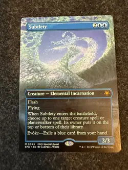 ~ Subtlety (Borderless) ~ NM ~ Special Guests ~ MTG Blue card ~ - Image 1