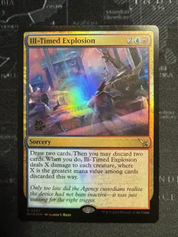 Ill-Timed Explosion [Murders at Karlov Manor Prerelease Promos] Magic MTG - Image 1