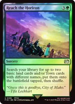 Reach the Horizon FOIL - 0195 - Uncommon - Final Fantasy FIN MTG - Image 1