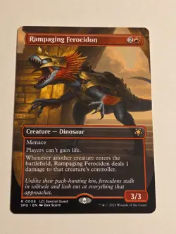 Rampaging Ferocidon (Borderless) X1 SPG MTG Special Guests - Image 1