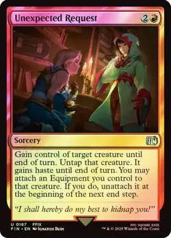 Unexpected Request FOIL - 0167 - Uncommon - Final Fantasy FIN MTG - Image 1
