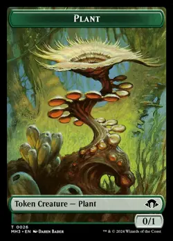 Plant Token (0026) - Modern Horizons 3 - Near Mint - Image 1