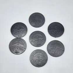 Pokemon Plastic Coin Lot ( 9 Coins) - Image 2