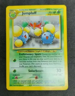 Pokemon Jumpluff 9/64 Holo Rare Neo Revelation PL-EX LP/ HP WoTC UR Evolution 2 - Image 1