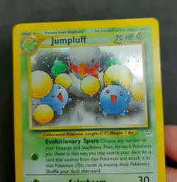Pokemon Jumpluff 9/64 Holo Rare Neo Revelation PL-EX LP/ HP WoTC UR Evolution 2 - Image 2