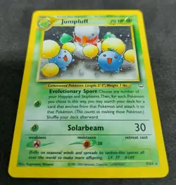 Pokemon Jumpluff 9/64 Holo Rare Neo Revelation PL-EX LP/ HP WoTC UR Evolution 2 - Image 5
