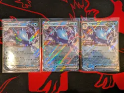 Kingdra Ex Shrouded Fable Stamped Promo Pokemon TCG Near Mint 012/64 Lot of 3 - Image 1