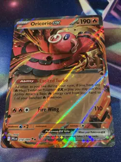Pokemon TCG Oricorio ex 018/094 Double Rare Phantasmal Flames NM/M - Image 2