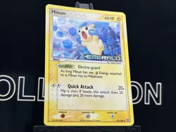 Minun Reverse Holo 37/106 STAMPED Emerald Uncommon Pokemon TCG LP - Image 4