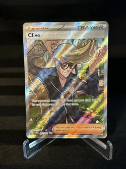 Clive 227/091 Paldean Fates Special Illustration Rare NM/Mint Pokemon TCG - Image 1