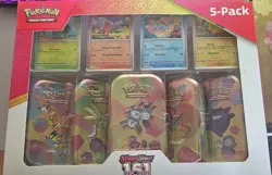 Pokemon TCG Scarlet & Violet 151 Mini Tins Costco Bundle, 5 Pack - Sealed - Image 1