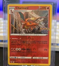 2022 POKEMON GO CHARIZARD 010/078 REVERSE HOLO (RARE) LP/NM - Image 1