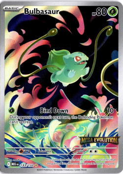 Bulbasaur 133/132 Pokemon Mega Evolution Stamped Promo NM - Image 1